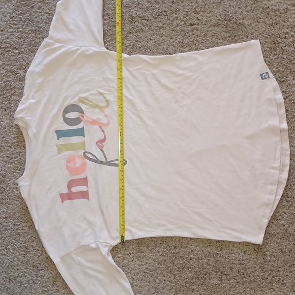 Hello Fall long sleeve shirt MarleyLilly Women's size S/M 'hello fall' graphic - Picture 5 of 17